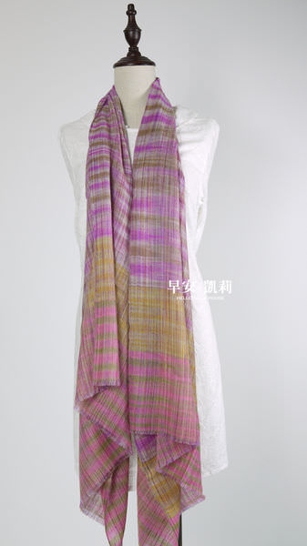 羊絨手織Pashmina圍巾披肩-